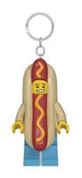 LEGO CLASSIC HOT DOG GUY KEYCHAIN KEYRING LED LIGHT BNWT!