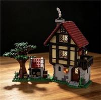 Medieval House Moc Building Set