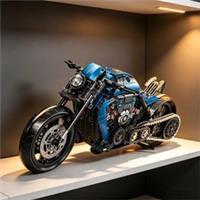 MOC 1:8 Motorcycle Building Blocks Set Racing Bike Model DIY Educational Gift UK