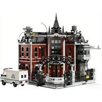 In Stock New 2953pcs Arkham Asylum 76300 Building Block Bricks with figures