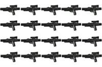 20 X OFFICIAL LEGO STAR WARS - BLACK SHORT BLASTER - 58247 - 50p EACH FAST - NEW