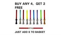 OFFICIAL LEGO - ULTIMATE MULTIPLE CHOICE LIGHTSABER SELECTION - STAR WARS - NEW