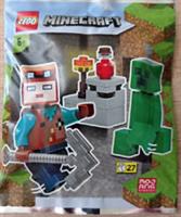 LEGO Minecraft - Miner and Creeper - Foil Pack 662204 - New & Sealed 2022