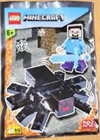 LEGO Minecraft - Steve with Spider- Foil Pack 662207 New & Sealed 2022