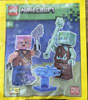 LEGO Minecraft - Adventurer with Drowned and Axolotl - Mini Set 662303 - New