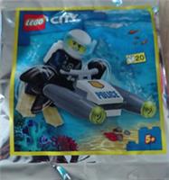 LEGO City - Police Diver with Underwater Scooter - Mini Set 952208 - New