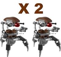 2 X LEGO STAR WARS DROIDEKA DESTROYER DROID FIGURE - FAST - 75000 - 2013 - NEW