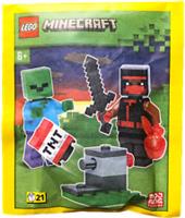 LEGO Minecraft - Ninja, Zombie and TNT Launcher - Mini Set 662304 - New
