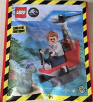 LEGO - Jurassic World -122403 -Owen with Helicopter and Raptor - Mini Set- New