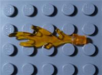 Lego Tran-Orange Flame Piece Accessory (3126b) New Multiple Quantities