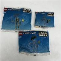 Lego Technic 8000 Pit Droid 3x Complete Bags Only New Sealed