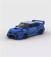 MOC LEGO Speed Subaru WRX STI Rally Mini Building Set Kids Gift