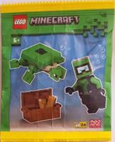 LEGO Minecraft - Diver with Treasure Chest and Turtle Mini Set 662505 - New 2025
