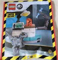 LEGO Jurassic World - Raptor with Lab Bench - Mini Set - 122405- New 2024