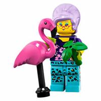 LEGO SERIES 19 FLAMINGO LADY GARDENER MINIFIGURE 71025