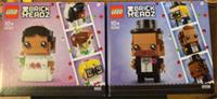 LEGO BRICKHEADZ: Wedding Groom (40384) & Bride {40383) - Retired - New & Sealed