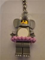 Lego Elephant Ballerina Minifigure Keyring Rare 853905