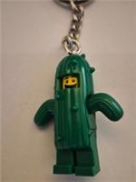 Lego Cactus Suit Guy Minifigure Keyring Rare 853904