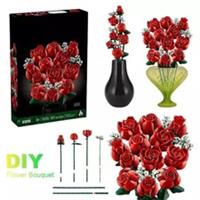 Icons Bouquet of Roses (10328) Sealed Box,Eternal Flower DIY Ornament-Toys Gifts