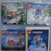 Lego Creator Christmas Polybags Bundle Pack (30584, 30645, 30670, 30692) NEW