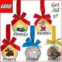 LEGO Christmas Bauble Sets GET ALL 5 ITEMS Discontinued NEW & SEALED