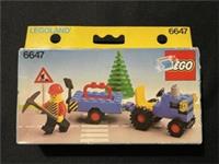 LEGO Town 6647 Highway Repair Tractor + Trailer | New + Sealed 1980 Set