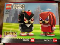 LEGO 40672- BrickHeadz - Shadow & Knuckles [Sonic] - New & Sealed