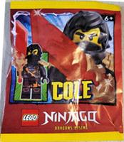 LEGO Ninjago Dragon Rising 3 Cole - Paper Bag Set #3 892512 njo0970 New & Sealed