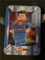 LEGO Superman Minifigure in Metal box {Rectangular Box Version} 212504-1 - New