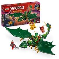 NINJAGO Lloyds Green Forest Dragon Figure - Building Toy with 2 Minifigures ...