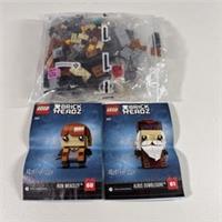 LEGO BRICKHEADZ: Ron Weasley & Albus Dumbledore (41621) - NO BOX