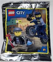 LEGO City Police Woman with Bike and Crook - Mini Set - 952211 2020 - New Sealed