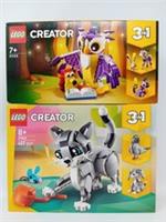 LEGO Creator 3in1 Sets 31163 31125 Building Set Playful Cat Owl Squirrel Dog #D3