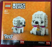 LEGO BRICKHEADZ Pets: Poodles (40546) 2022 - New & Sealed - Damaged Box