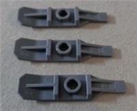 LEGO Parts 6245288 29178 Under Carriage 1X4 Dark Stone Grey x3