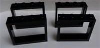 LEGO Part 60594 4530589 Frame 1x4x3 Black x4