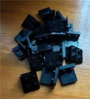 20x LEGO BRACKET INVERTED - 1 x 2 - 2 x 2 - Part 99207 NEW Black