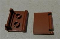 LEGO 24324 Parts Utensil Book Binding with 2 Studs Reddish Brown x1