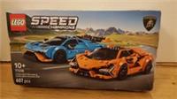 lego speed champion 77238 lambourhini revuelto & huracan sto car new damaged box