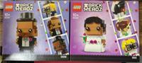 LEGO BRICKHEADZ: Wedding Groom (40384) & Bride (40383) 2020 - New & Sealed