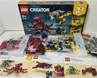LEGO CREATOR: Sunken Treasure Mission 31130 OPEN BOX 100% COMPLETE NEW SEALED