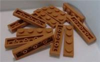 Lego 3710 - 6167700 Plate 1x4 Medium Nougat x12 Parts & Pieces **