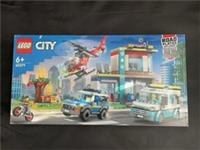LEGO City 60371 Emergency Vehicles HQ Building Set with Road Plates | New Sealed