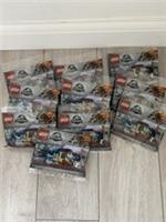 Lego Polybag 30382 Baby Velociraptor Playpen, New, Sealed Bag X 10
