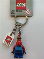 LEGO MR KRABS FROM SPONGEBOB MINIFIGURE KEYRING KEYCHAIN (GREY TAG) RARE 851853