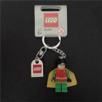 LEGO Batman 851687 Robin Key Chain w/ Lego Logo Tile | 2006 | New w/ Tag