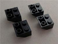 LEGO 3660 - 366026 Brick Slope Inverted 2x2 Black x4 Parts**