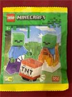 LEGO Minecraft - Zombie With Burning Baby Zombie - Mini Set 662403 - New 2024
