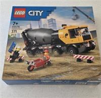 Lego City Cement Mixer (60478) 7+ New And Sealed 371 Pieces