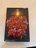 NEW 10328 MOC Bouquet of Roses Building Blocks 822pcs Botanical Collection